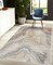 Ambesonne Marble Print Decorative Rug, Surreal Onyx Stone Surface Pattern Pale Blue Details Picturesque Art, Quality Carpet for Bedroom Dorm and Living Room, Cinnamon Beige Tan